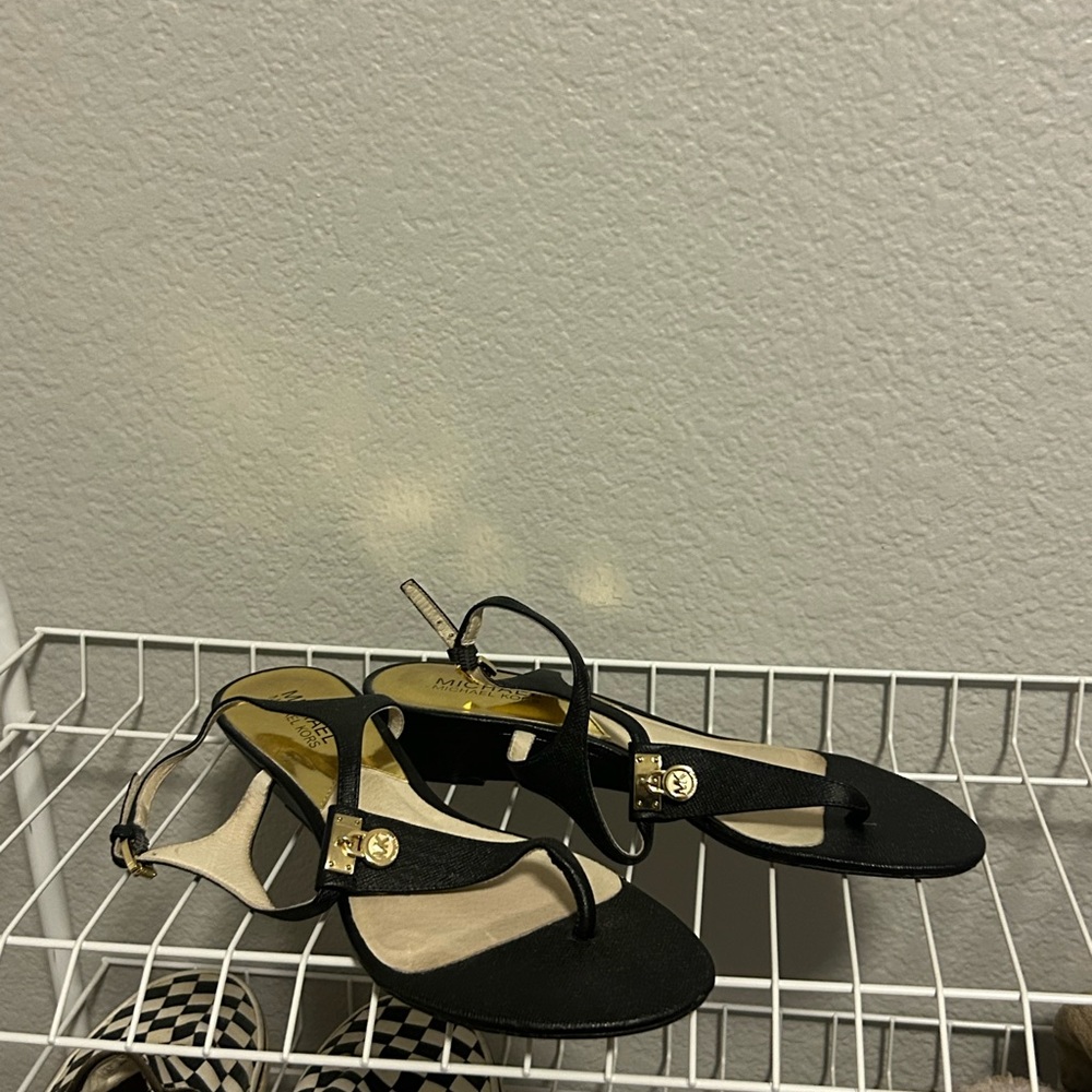 Black Strappy Sandals